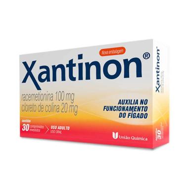 Xantinon Racemetionina 100mg + Colina 20mg 30 comprimidos