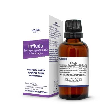 Infludo Eucalyptus Globulus D3 + Associações Solução Oral 50ml