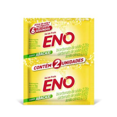 Sal de Fruta Eno Abacaxi Pó Efervescente 5g 2 envelopes