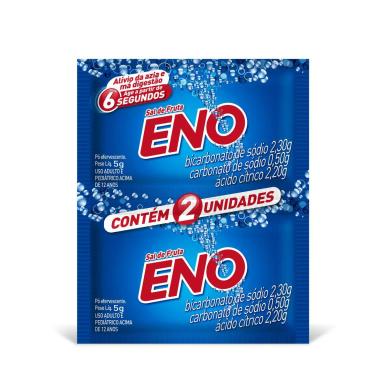 Sal de Fruta Eno Tradicional Pó Efervescente 5g 2 envelopes