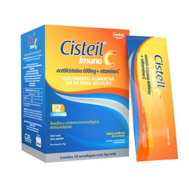 Cisteil Imuno C 10 envelopes com 3g cada