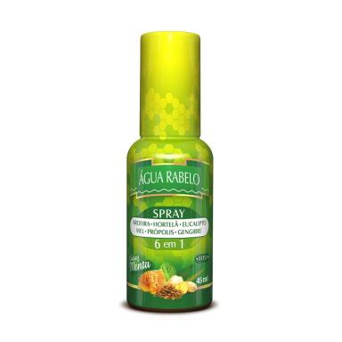 Spray Aromatizante Bucal Água Rabelo Sabor Menta 45ml