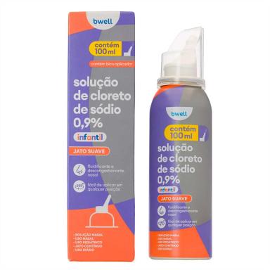 Descongestionante Nasal Infantil bwell Spray Jato Suave 100ml
