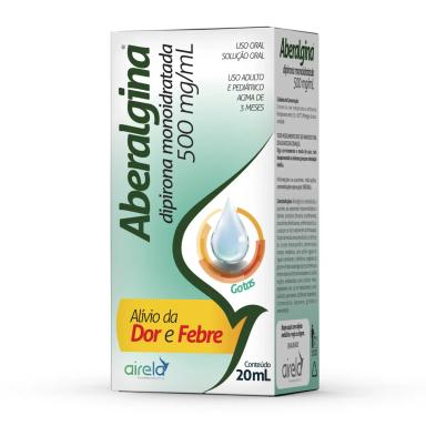 Aberalgina Dipirona Monoidratada 500mg/mL Solução Gotas 20ml