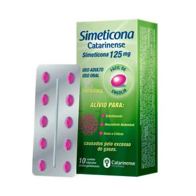 Simeticona Catarinense 125mg 10 cápsulas