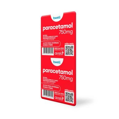 Paracetamol bwell 750mg 10 Comprimidos
