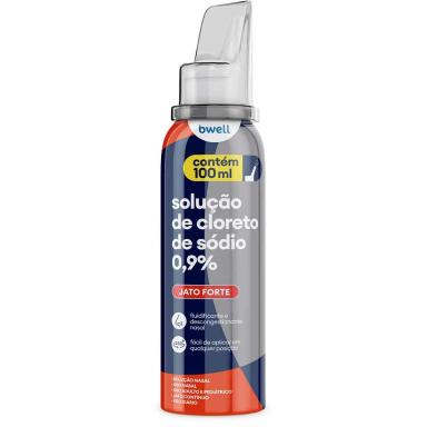 Descongestionante Nasal bwell 0,9% Spray Jato Forte 100ml