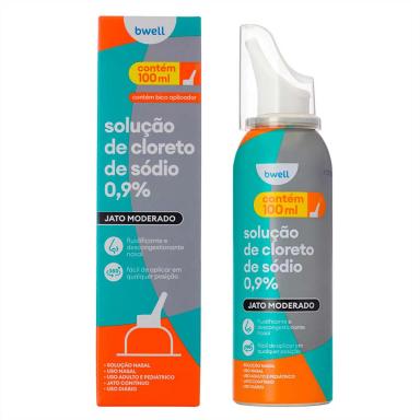 Descongestionante Nasal bwell 0,9% Spray Jato Moderado 100ml