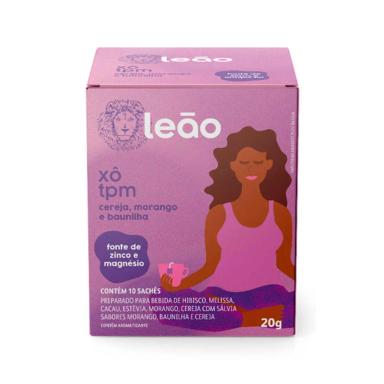 Leão Xô TPM Chá de Cereja, Morango e Baunilha 10 sachês