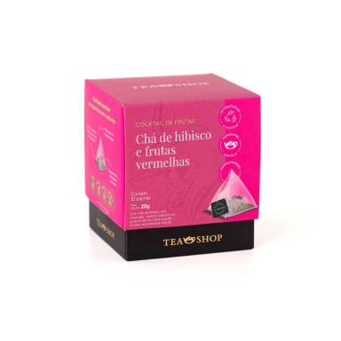 Tea Shop Cocktail de Frutas Chá Misto de Hibisco 10 sachês