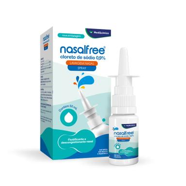 Nasalfree Cloreto de Sódio 9mg/mL Spray 50ml