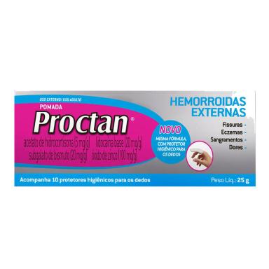 Proctan Pomada 25g - 10 protetores