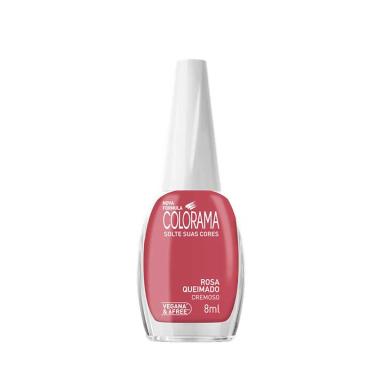 Esmalte Cremoso Colorama 8ml - Rosa Queimado