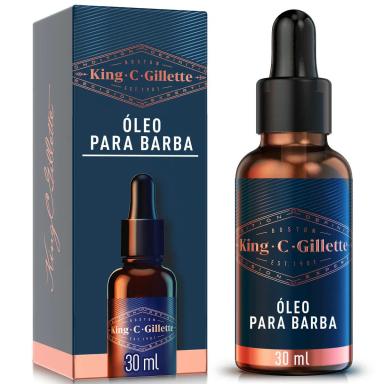 Óleo para Barba King C. Gillette 30ml