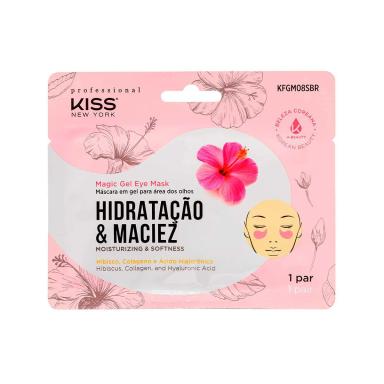 Máscara de Gel para Olhos Kiss New York Professional Hidratação e Maciez 1 par