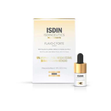 Sérum Facial Isdinceutics Flavo-C Forte 3 Ampolas 5,3ml cada