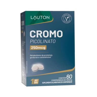 Picolinato de Cromo Lauton 250mcg 60 comprimidos
