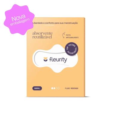 Absorvente Reutilizável Fleurity Noturno com 1 unidade