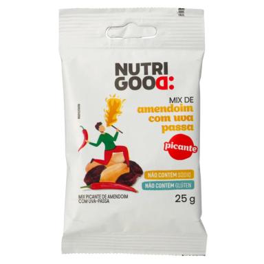Snack Mix de Amendoin com Uva Passa Picante Nutrigood 25g