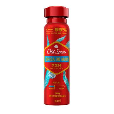 Desodorante Antitranspirante Spray Old Spice Brisa do Mar Masculino 72h 150ml