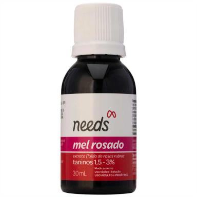 Mel Rosado Extrato de Rubra-Rosa e Mel Puro Needs 30ml