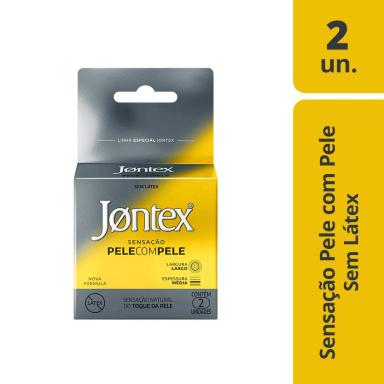 Camisinha Jontex Sensação Pele com Pele 2 unidades