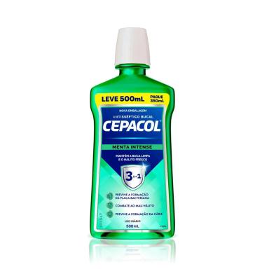 Enxaguante Bucal Cepacol Menta Intense 500ml - melhor preço