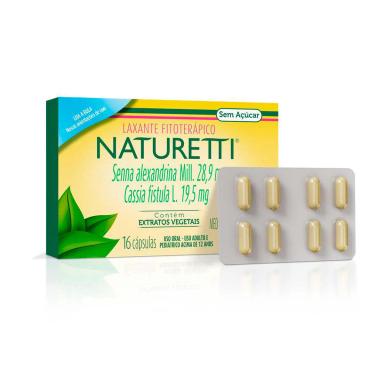 Naturetti Extratos Vegetais Sem Açúcar 16 cápsulas