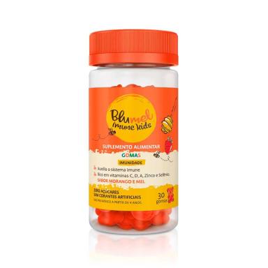 Polivitamínico Blumel Imune Kids Morango e Mel 30 gomas