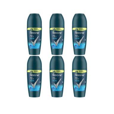 DESODORANTE ROLL-ON REXONA 50ML MASCULINO EXTRA COOL -KIT 6UN