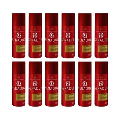 DESODORANTE SPRAY SENADOR CLASSIC 90ML - KIT C/ 12UN