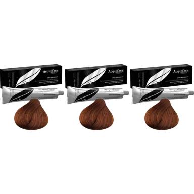 COLORAçAO ACQUAFLORA PERM 6.4 LOURO ESCURO ACOB 60G-KIT C/3UN