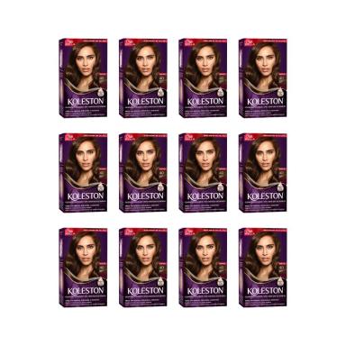 COLORAçAO KOLESTON 40 CASTANHO MEDIO-KIT C/12UN