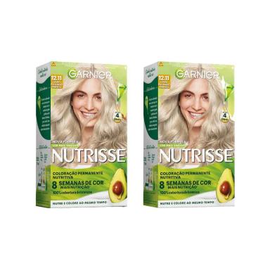 COLORAçAO NUTRISSE 12.11 LOURO PLATINADO PERFEITO - KIT C/ 2UN