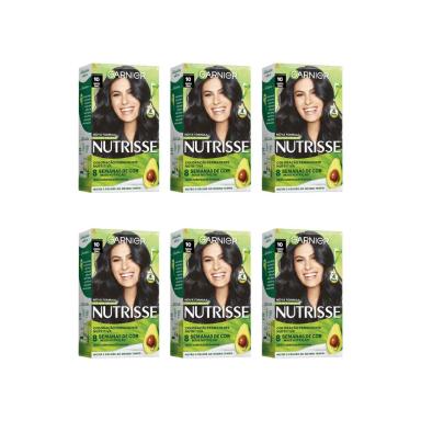 COLORAçAO NUTRISSE 10 PRETO-KIT C/6UN