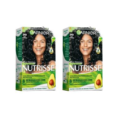 COLORAçAO NUTRISSE 210 PRETO AZULADO - KIT C/ 2UN