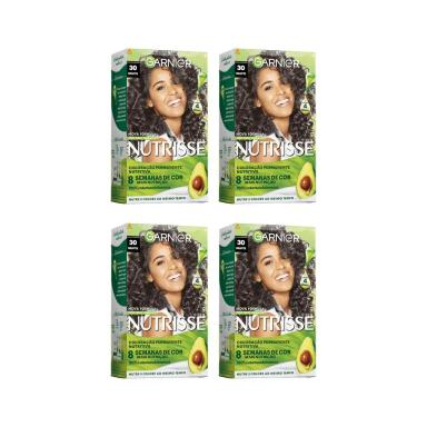 COLORAçAO NUTRISSE 30 CASTANHO ESCURO-KIT C/4UN