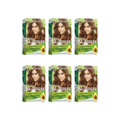 COLORAçAO NUTRISSE 53 CASTANHO CLARO DOURADO-KIT C/6UN
