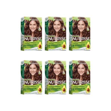 COLORAçAO NUTRISSE 57 CASTANHO CLARO DOURADO ACAJU-KIT C/6UN