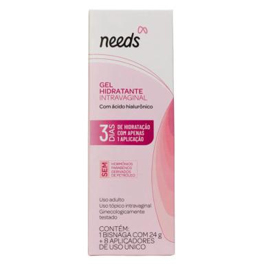 Hidratante Intravaginal Needs Gel 24g + 8 Aplicadores