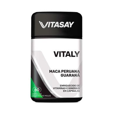 Maca Peruana e Guaraná Vitasay 50+ Vitaly 60 Cápsulas