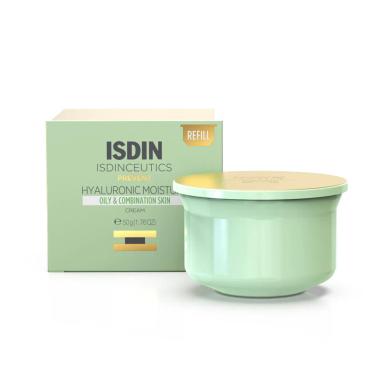 Refil Creme Facial Anti-Idade Isdin Hyaluronic Moisture Pele Mista e Oleosa 50g