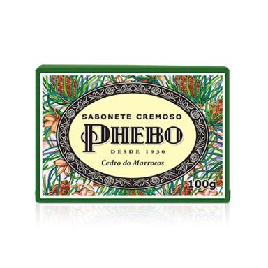 Sabonete em Barra Phebo Cedro do Marrocos com 100g