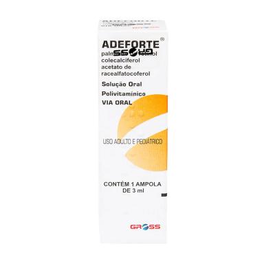 Suplemento Vitamínico Adeforte 10.000UI com 1 ampola de 3ml