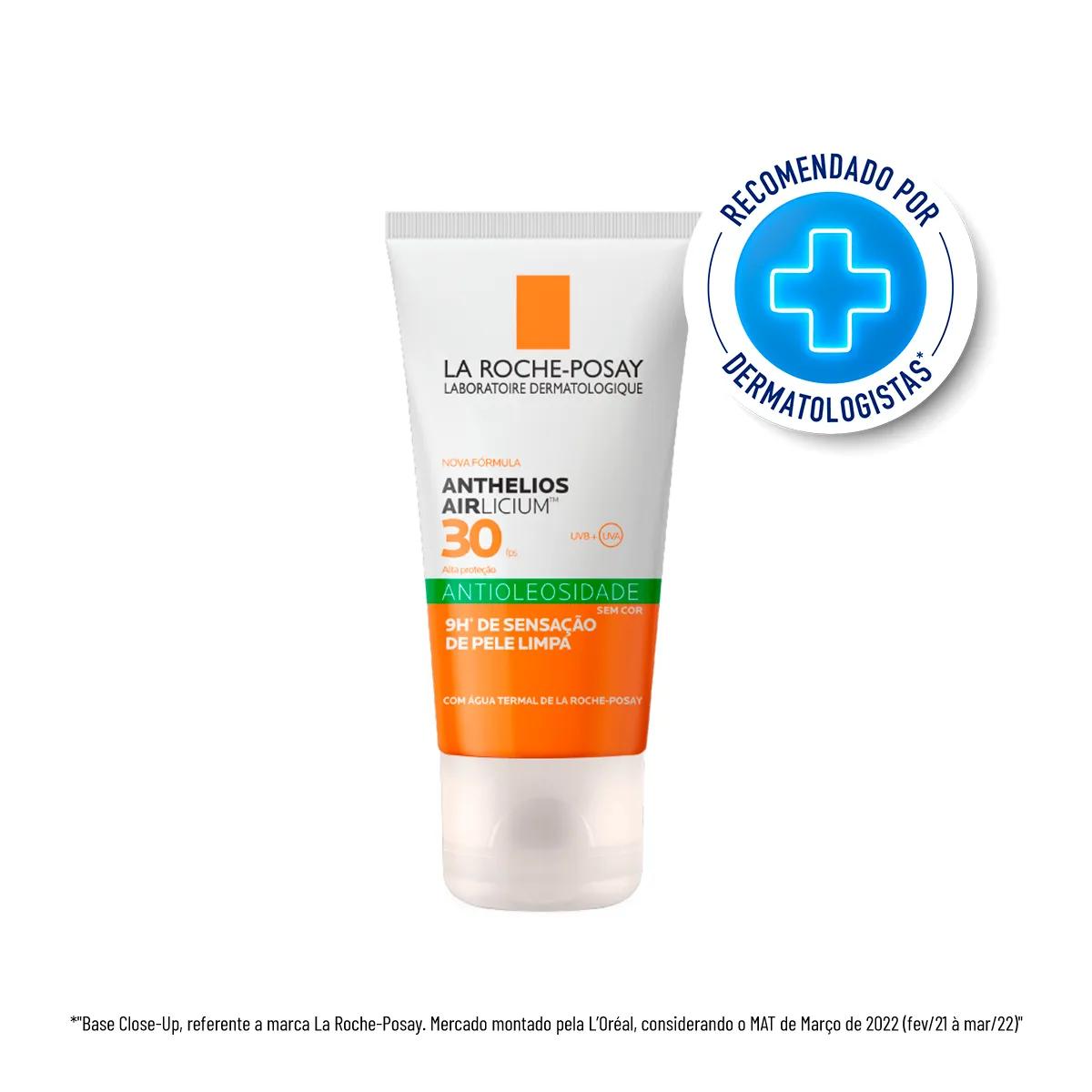 Protetor Solar Facial La Roche-Posay Anthelios Airlicium Antioleosidade FPS 30 50g