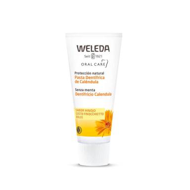 Pasta de Dente de Calêndula Weleda Sem Flúor e Mentol com 75ml