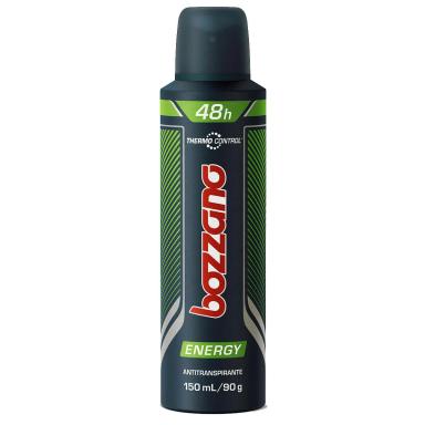 Desodorante Masculino Aerosol Bozzano Energy 48h com 150ml