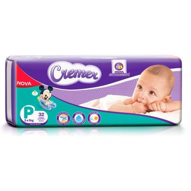 Fralda Cremer Disney Baby P - 32 Unidades