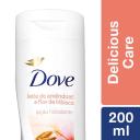 Loção Hidratante Dove Delicious Care Leite de Amêndoas e Flor de Hibiscos com 200ml