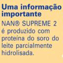 Fórmula Infantil NAN Supreme 2 HMO Nestlé 6 a 12 meses 800g